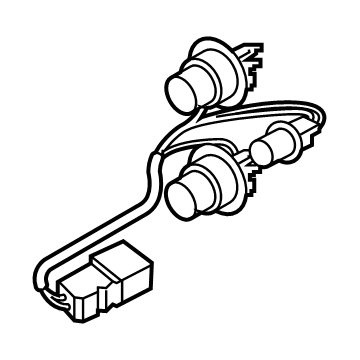 Hyundai 92491-J3010 Rear Combination Holder & Wiring,Exterior