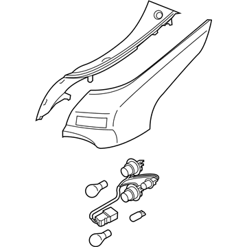 Hyundai Veloster Back Up Light - 92401-J3010