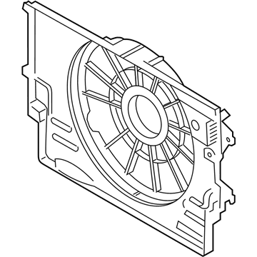 2019 Hyundai Veloster Fan Shroud - 25350-J3280