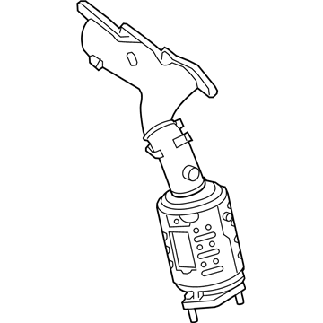 Hyundai 28510-3CKE0 Exhaust Manifold Catalytic Assembly, Left