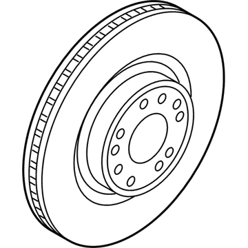 2019 Hyundai Genesis G70 Brake Disc - 51712-J5500