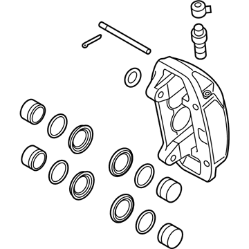 Hyundai 58190-J5A51-RGE CALIPER Kit-Brake,RH