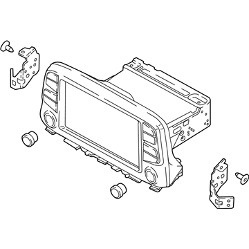 Hyundai 96560-J9262-TMT Head Unit Assembly-Avn