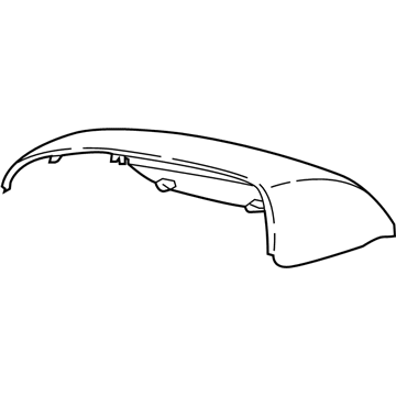 Hyundai 87616-G3020 Rear View Mirror Scalp, Left, Exterior