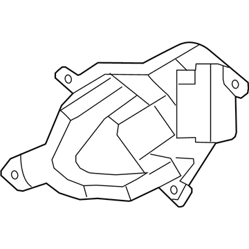 Hyundai 92250-2M000 Bracket-Front Fog Lamp Mounting,LH