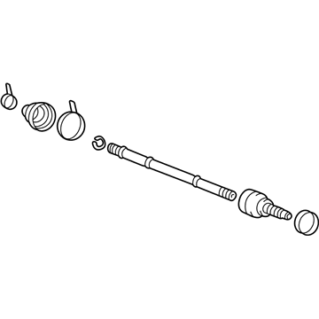 2000 Hyundai Sonata Axle Shaft - 49506-38640