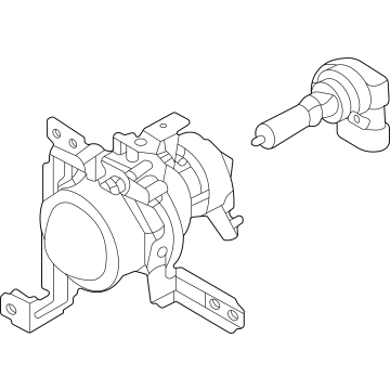 Hyundai 92202-J9500 Lamp Assembly-FR Fog,RH