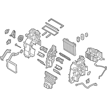 Hyundai 97205-D3191 Heater & Evaporator Assembly