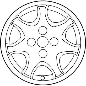 1998 Hyundai Sonata Spare Wheel - 52910-38401