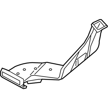 Hyundai 97360-3M000 Duct-Rear Heating,LH