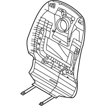 Hyundai 88390-AR100-OCW MAP BOARD ASSY-FRT SEAT BACK,L