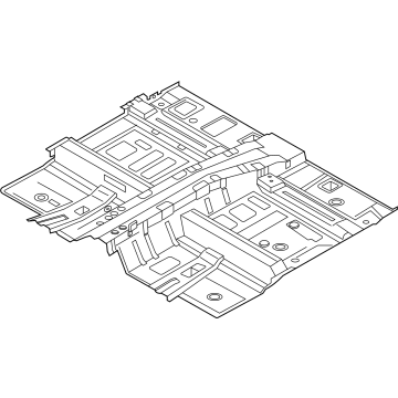 2022 Hyundai Santa Fe Hybrid Floor Pan - 65100-CL050