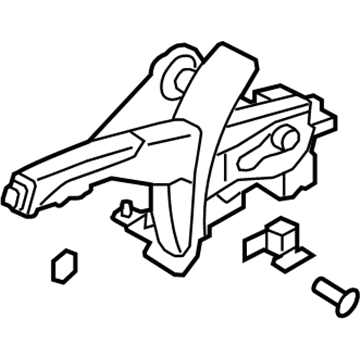 Hyundai 59710-2M150-9P Lever Assembly-Parking Brake