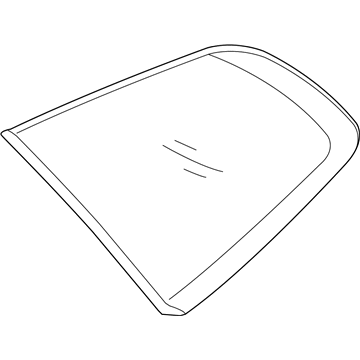 Hyundai 87820-B8010 Glass & MOULDING Assembly-Quarter