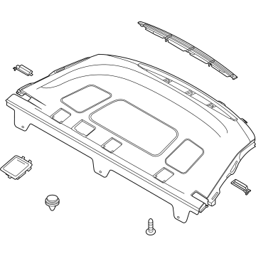 Hyundai 85610-L0010-YTH Trim Assembly-Package Tray