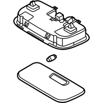 Hyundai 92850-L1000-MMH Room Lamp Assembly