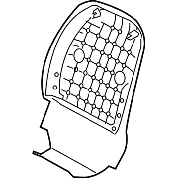 Hyundai 88391-D3005-TRY Map Board Assembly-FRT Seat Back