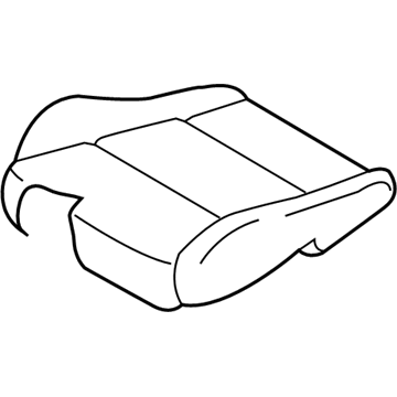 Hyundai 88160-D3540-RSM Front Cushion Covering, Left