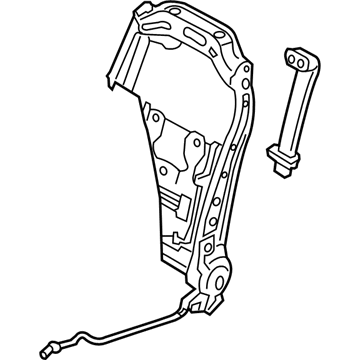 Hyundai 88310-D3015 Frame Assembly-FR Seat Back LH