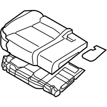 Hyundai 89205-3NFB0-NVT Cushion Assembly-Rear Seat,RH