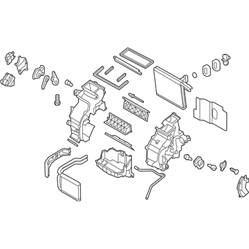 Hyundai 97205-1R123 Heater & Evaporator Assembly