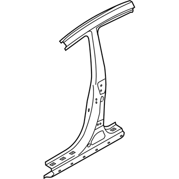 Hyundai 71401-3YB00 Pillar Assembly-Center Outer,LH