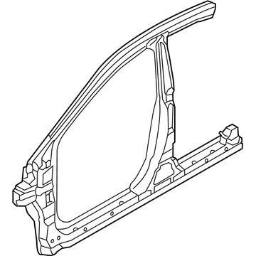 Hyundai 71120-3Y000 Reinforcement Assembly-Side Complete,RH