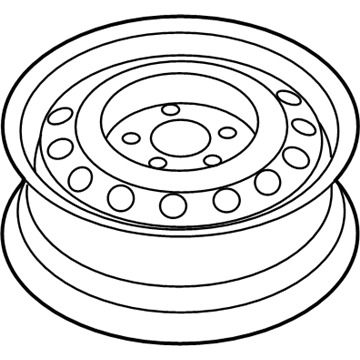 2017 Hyundai Elantra Spare Wheel - 52910-2H910