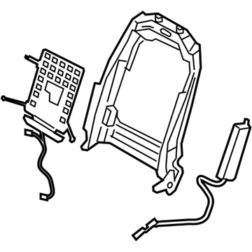 Hyundai 88310-K9200 Frame Assembly-FR Seat Back LH