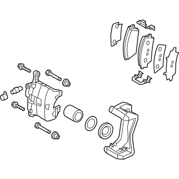 2020 Hyundai Kona Brake Caliper - 58110-J9100