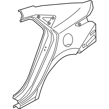 Hyundai 71504-J0C00 Panel Assembly-Quarter Outer,RH