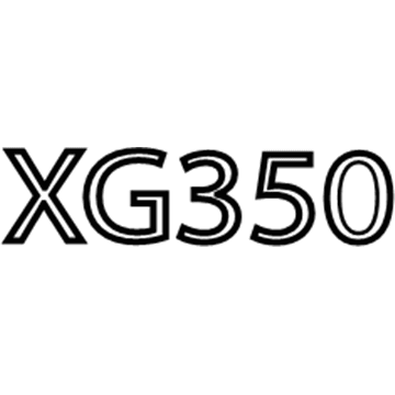 Hyundai 86332-39500 Xg 350 Emblem