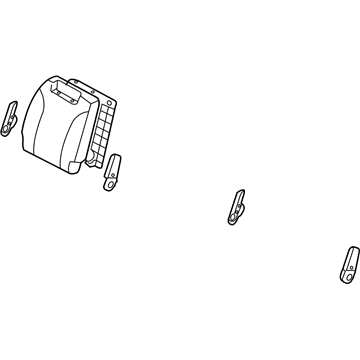 Hyundai 89400-4D141-CS2 Back Assembly-3RD Seat RH