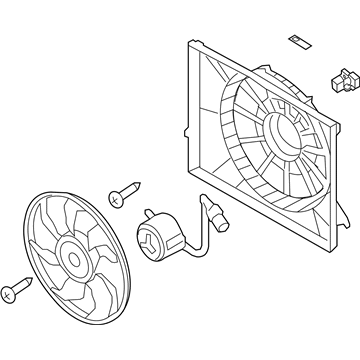 Hyundai Azera Fan Motor - 25380-3V910