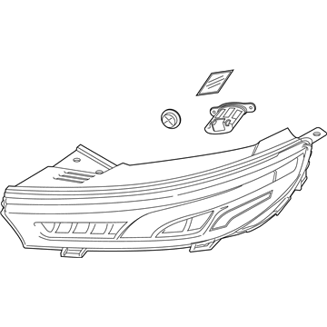 Hyundai 92208-S8010 Lamp Assembly-Day Running Light,RH