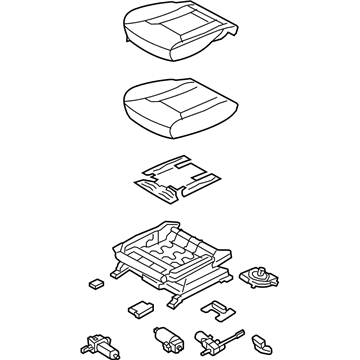 Hyundai 88104-3V130-XBE Cushion Assembly-Front Seat,Driver