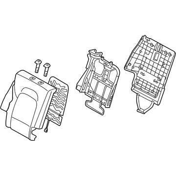 Hyundai 89400-4Z530-VAR Back Assembly-2ND Seat,RH