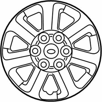 Hyundai 52960-4J200 Wheel Hub Cap Assembly