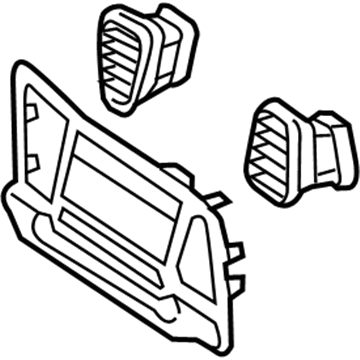 Hyundai 84704-F3AL0-TRY Panel Assembly-Center Facia