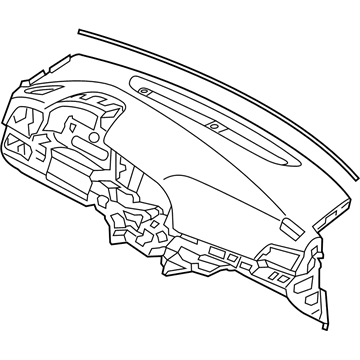 Hyundai 84710-F3801-TRY Crash Pad Assembly-Main