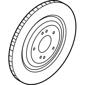 Hyundai Genesis G90 Brake Disc - 58411-T1100