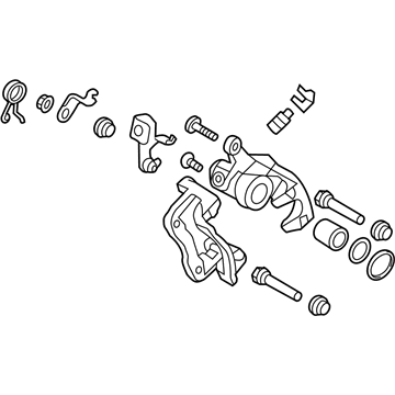 Hyundai 58311-H9A10 Caliper Kit-Rear Brake,RH