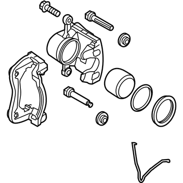 Hyundai 58180-G2A00 CALIPER Kit-Front Brake,LH