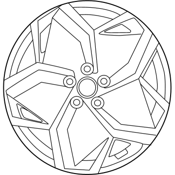 2022 Hyundai Ioniq 5 Spare Wheel - 52910-GI110