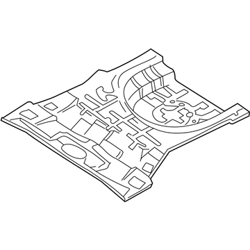 2005 Hyundai Elantra Floor Pan - 65511-2D010