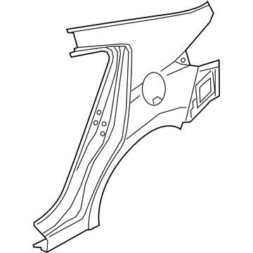 Hyundai 71504-F3C01 Panel Assembly-Quarter Outer,RH