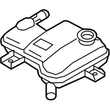 Hyundai 25430-G2500 Radiator Reservoir Assembly