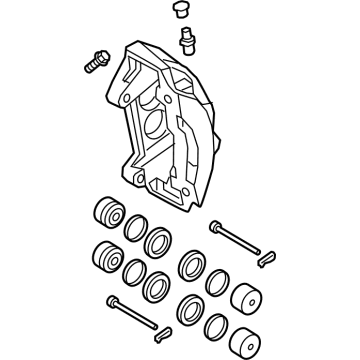 2021 Hyundai Genesis G90 Brake Caliper - 58180-D2A80