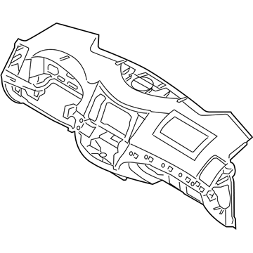 Hyundai 84710-3J110-WK Crash Pad Assembly-Main