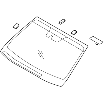 Hyundai 86111-S1DS0 Glass-Windshield